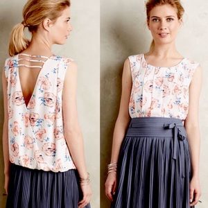 Anthropologie Meadow Rue Open Back Tank NWOT